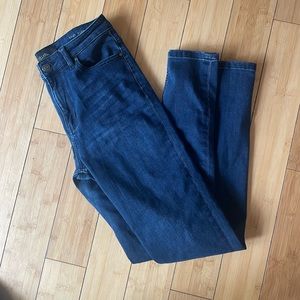 High rise dish denim